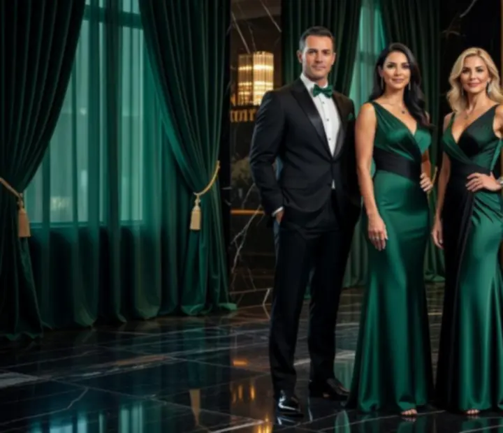 Zespół Barbara Hopko HO&KO przygotowujący się do obsługi eleganckiej gali